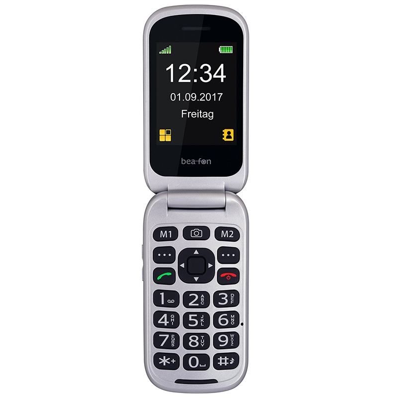 Beafon SL690 Seniorentelefon Klapphandy silber