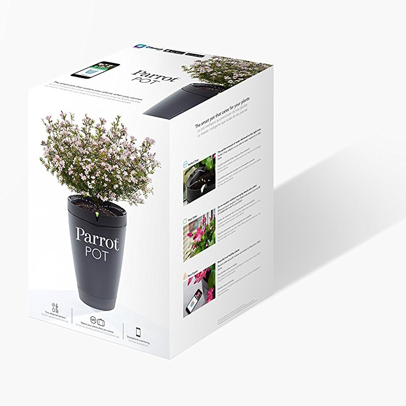 Parrot Pot smarter Bewässerungstopf schwarz