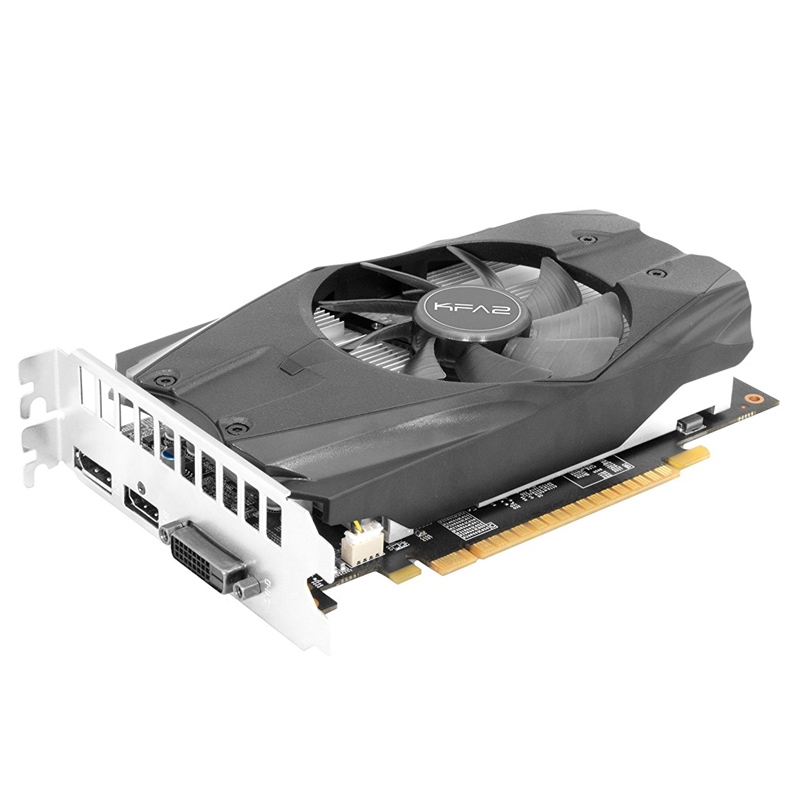 KFA2 GeForce GTX 1050 Ti OC PCI-E Gaming-Grafikkarte, 4GB GDDR5, schwarz