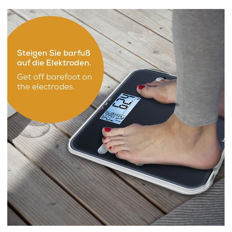 Beurer BF 185 Diagnosewaage mit extra großer LCD-Anzeige