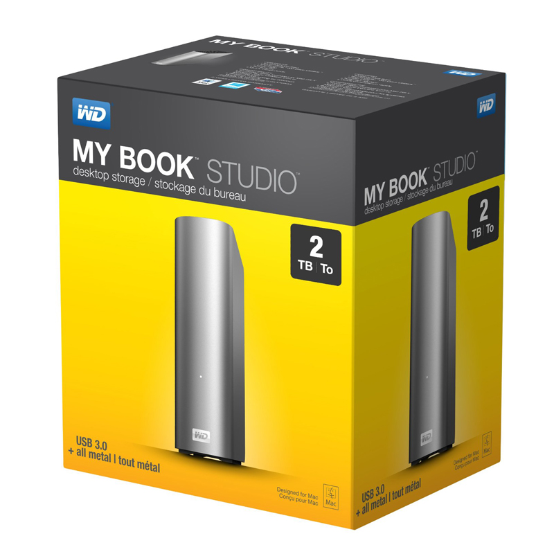 WD My Book Studio 2TB externe Festplatte für Mac