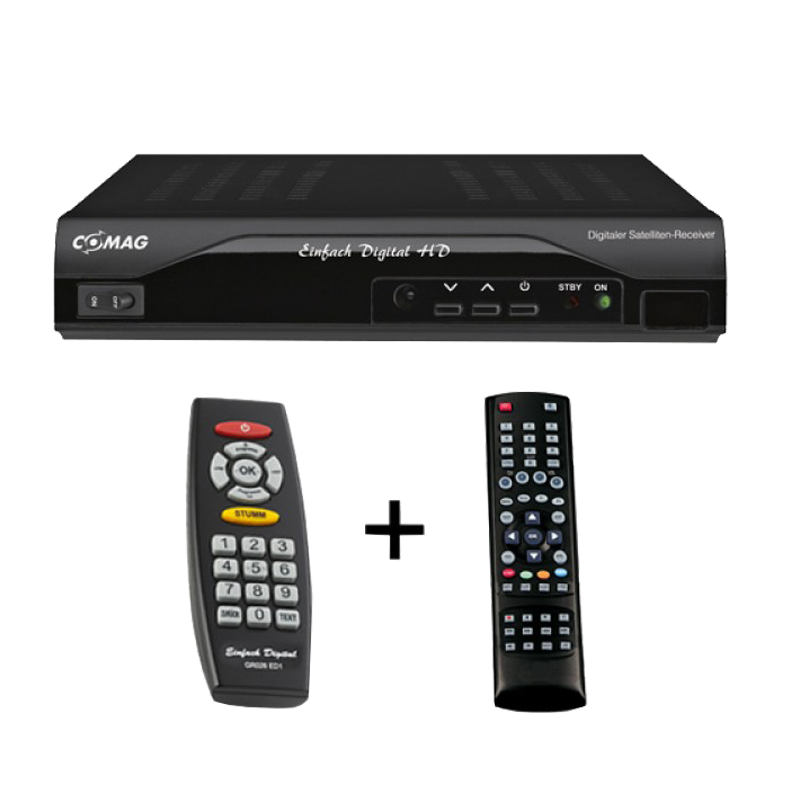Comag Einfach Digital HD Sat-Receiver schwarz