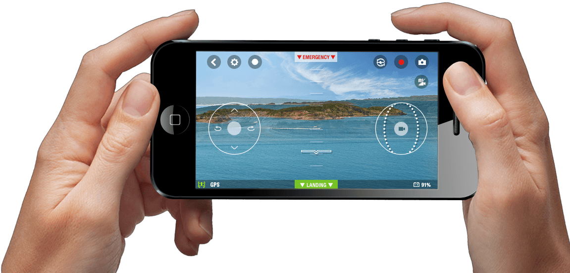 Parrot Bebop Drone + Skycontroller Gelb Ausstellungsgerät