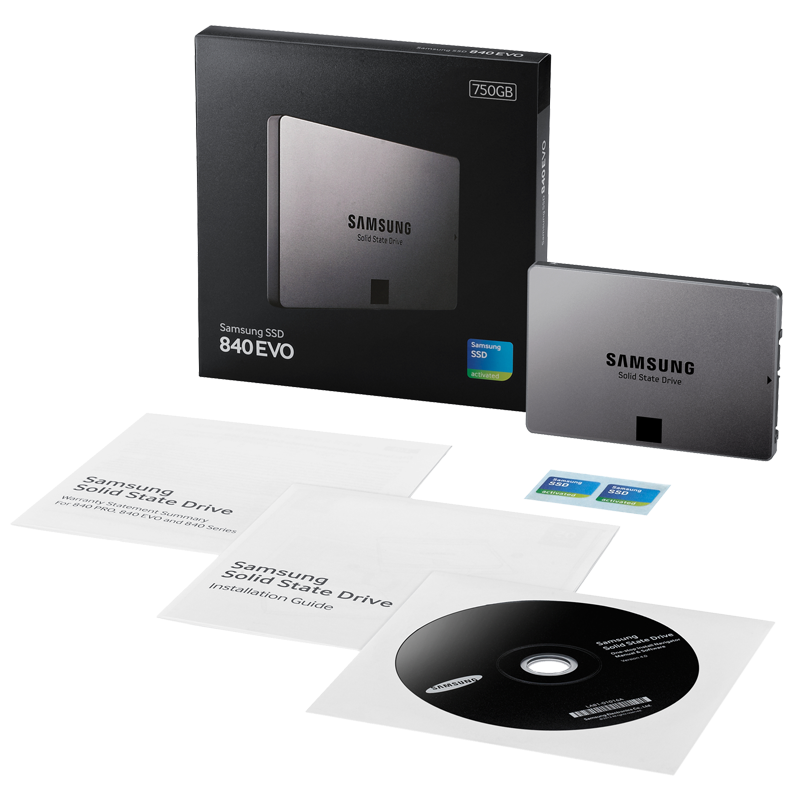 Samsung 840 Evo Series 750GB SSD Festplatte