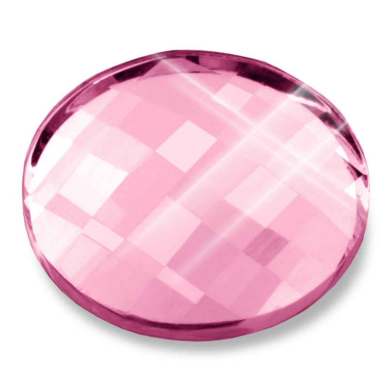 White Diamonds 2in1-Homebutton für Apple iPhone 5, Pink/Crystal