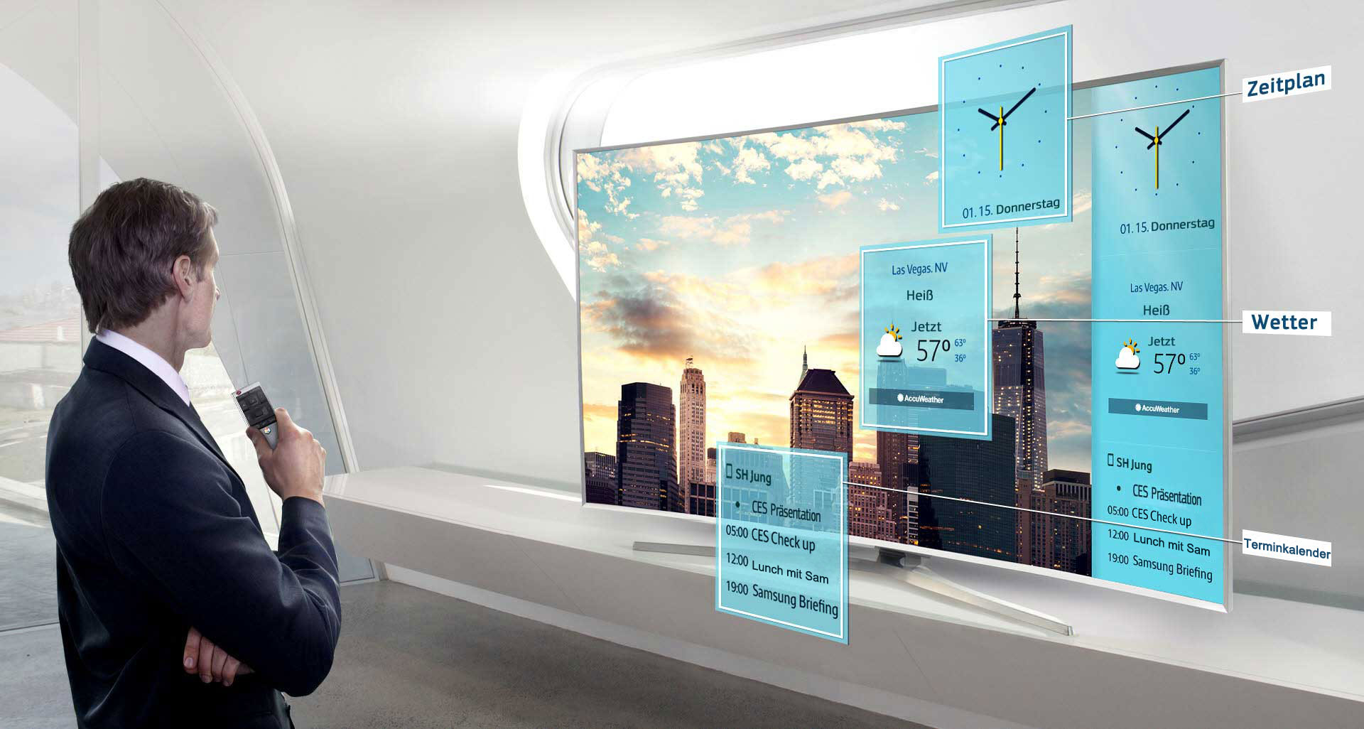 SAMSUNG UE65JU7590TXZG 163cm (65 Zoll) LED-Curved-4K-TV (Premium-Modell)