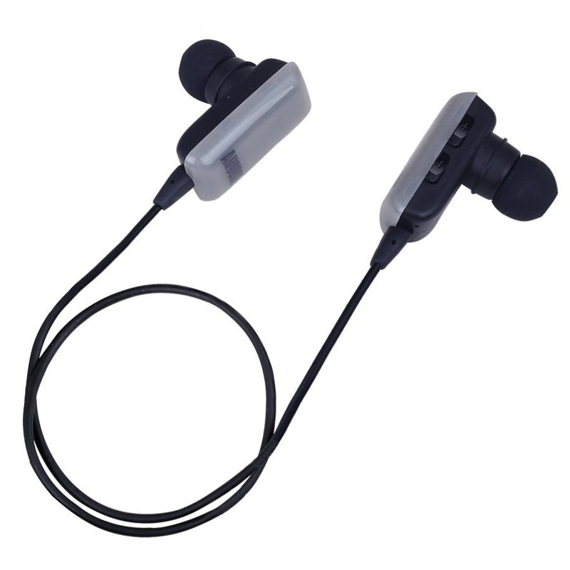 August EP605G in Ear Bluetooth Ohrhörer mit Mikrofon grau