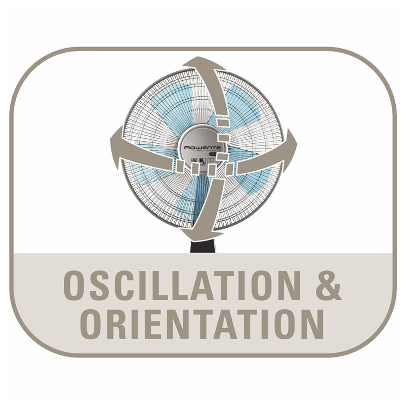 Rowenta VU5540 Turbosilence Standventilator bronze