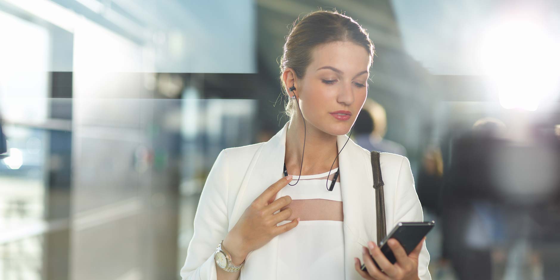 Sony BT Headset Stereo SBH80 weiß