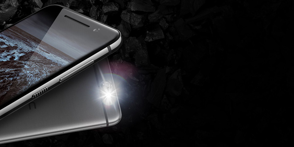 HTC One A9 silver Handy