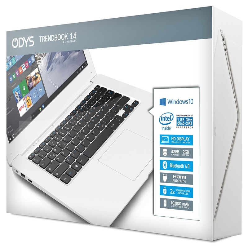 Odys Trendbook 14 Zoll Notebook