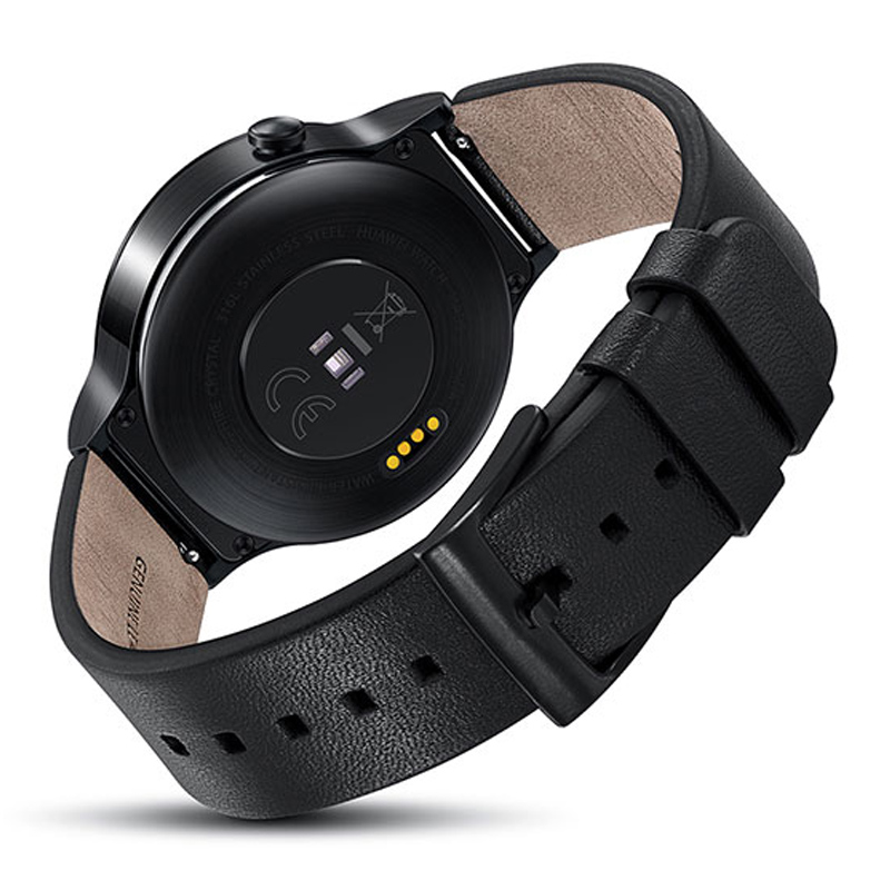 Huawei Watch Active mit Lederarmband schwarz