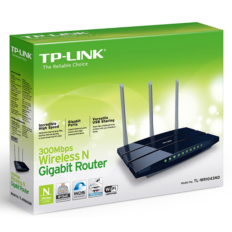 TP-Link TL-WR1043ND WLAN Router 450Mbit/s