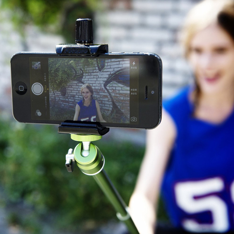 Rollei Selfie Stick Arm Extension mit Bluetooth Auslöser orange