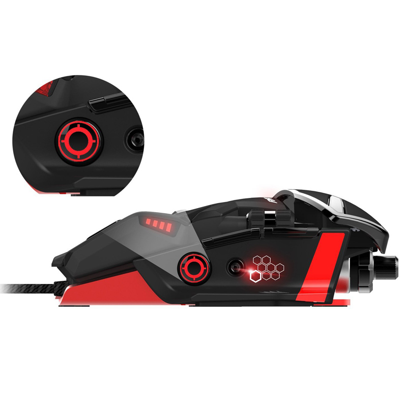 Mad Catz RAT 6 Gaming Mouse Schwarz