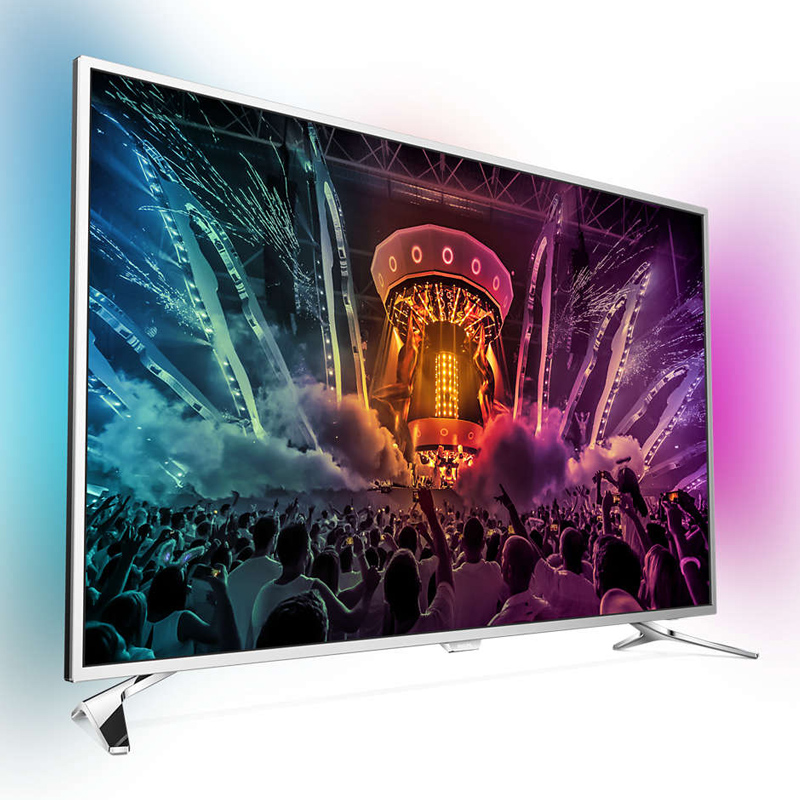 Philips 43PUS6501/12 109,2 cm (43 Zoll) Ultraflacher Android 4K-Fernseher