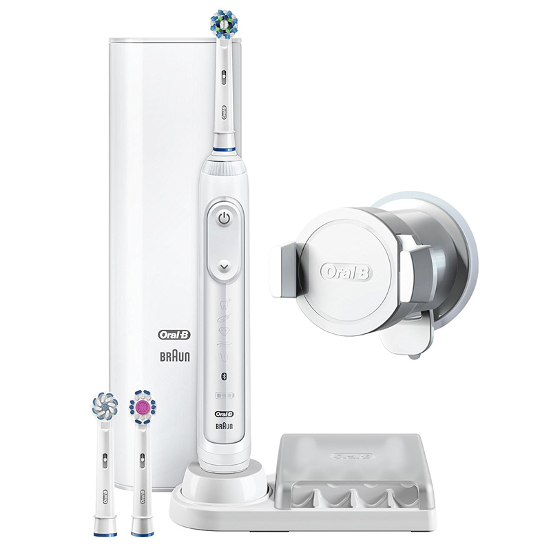 Oral-B Genius 8200 Elektrische Zahnbürste mit Smartphone-Halter