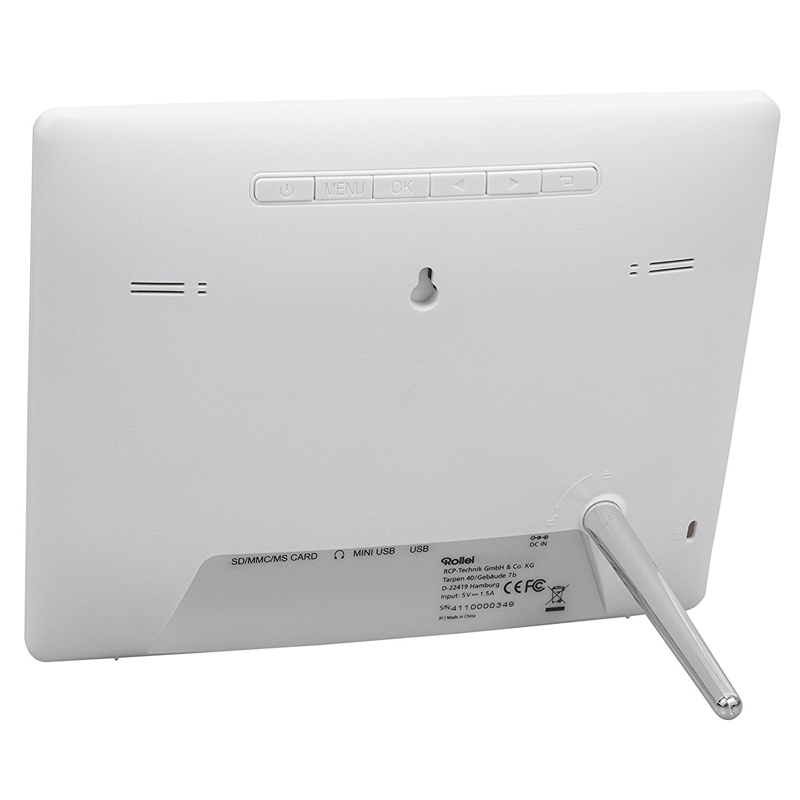 Rollei Pissarro DPF-80 digitaler HD Bilderrahmen weiß