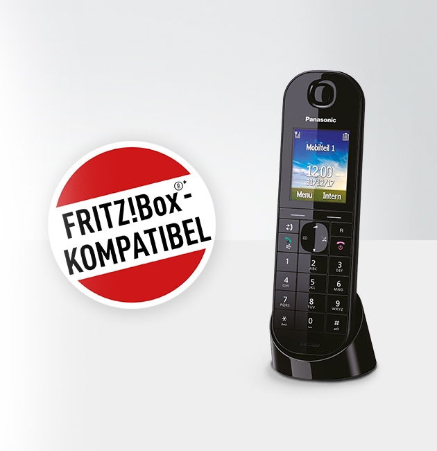 Panasonic KX-TGQ400GB IP-Telefon schwarz