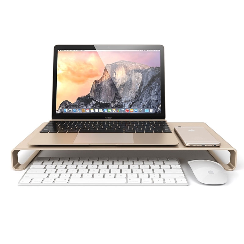 Satechi Slim Aluminum Monitor Stand Gold