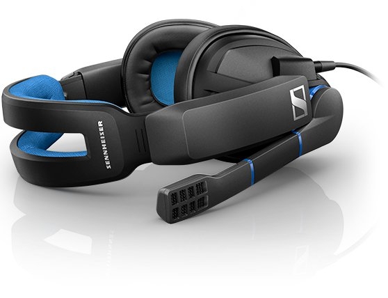 Sennheiser GSP 300 Gaming-Kopfhörer schwarz blau