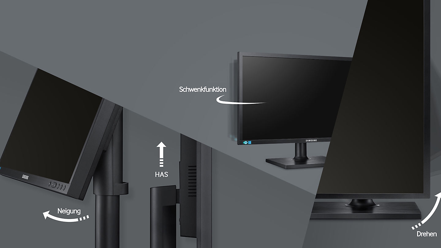 Samsung S24E650BW 60,96cm (24 Zoll) LED-Monitor schwarz