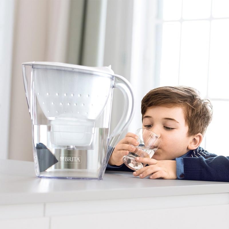 Brita Wasserfilter Marella Jahrespaket inkl. 12 Maxtra+ weiß