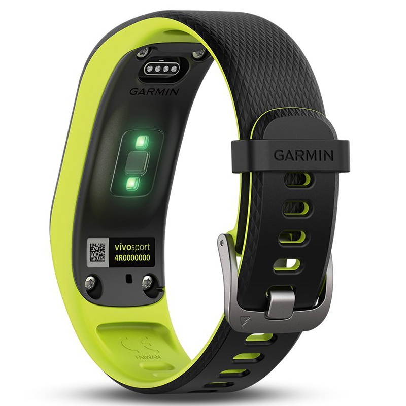 Garmin vívosport GPS-Fitness-Tracker schwarz/lime