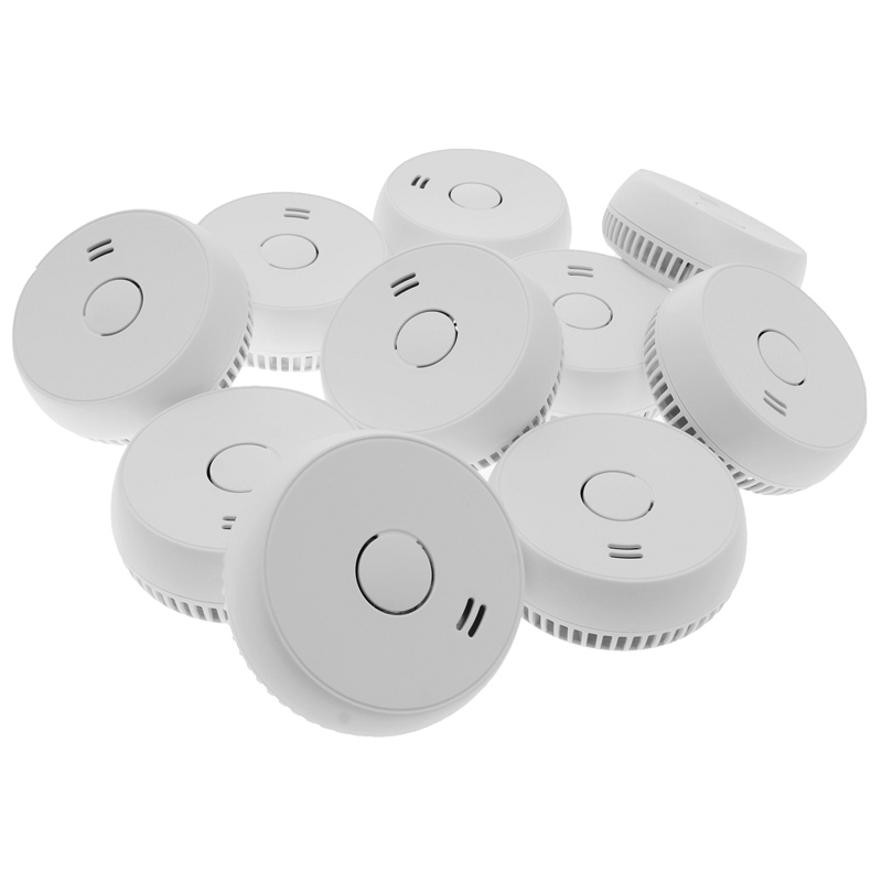 Cyrus SmartHome Rauchwarnmelder basic 10er Set DIN EN 14604 weiß