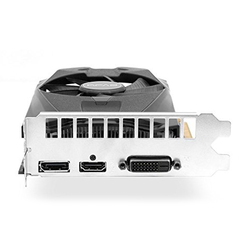 KFA2 GeForce GTX 1050 Ti OC PCI-E Gaming-Grafikkarte, 4GB GDDR5, schwarz