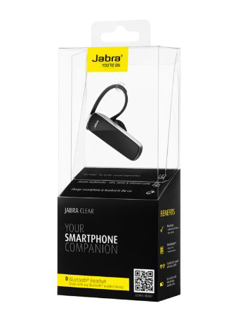 Clear Bluetooth-Headset black