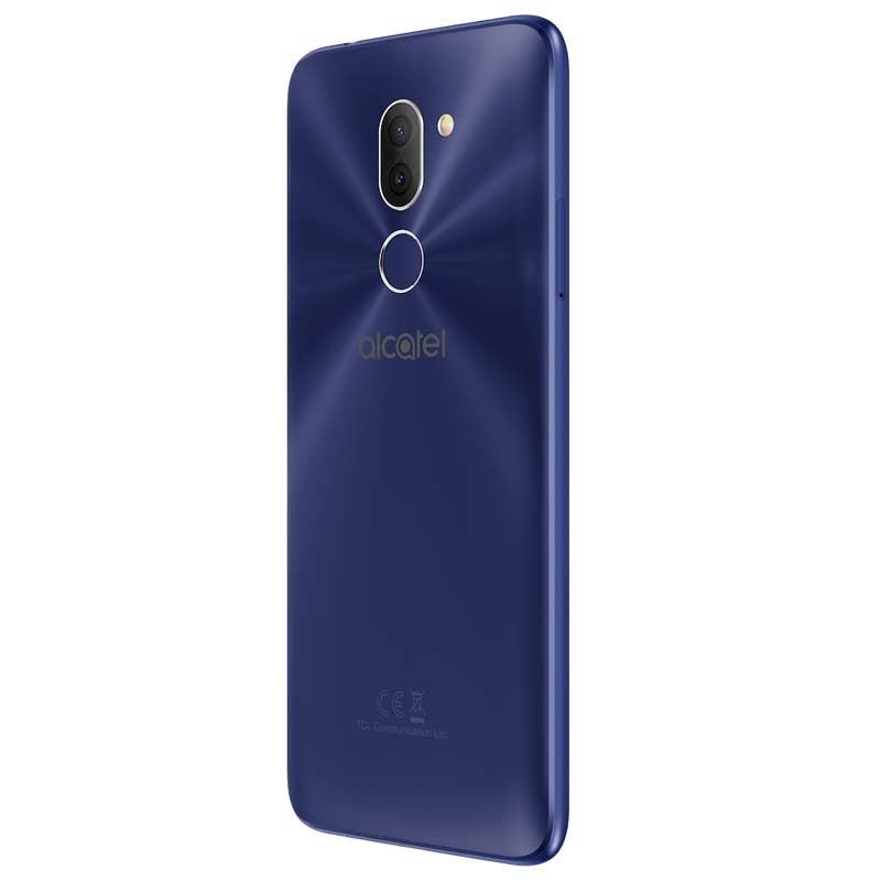 Alcatel 3X 5058I Dual-SIM Smartphone metallic blue
