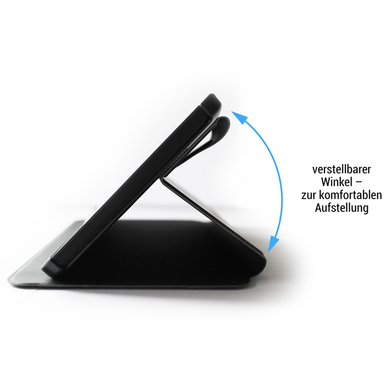 Cat Helix Snap Case Standtasche blau/schwarz