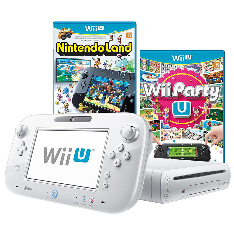 Nintendo Wii U Basic Pack 8GB + Nintendoland + Wii Party