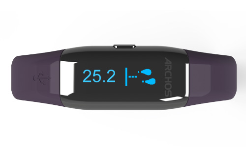 Archos Activity Tracker Fitnessarmband schwarz