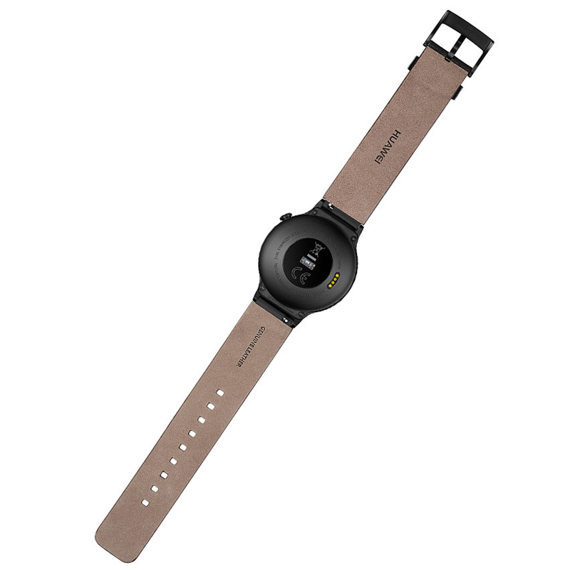 Huawei Watch Active mit Lederarmband schwarz