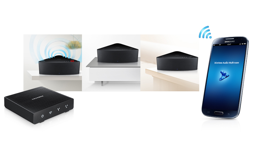 Samsung WAM250/EN Multiroom Hub schwarz (Premium-Modell)