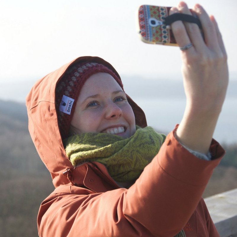 Happy Strappy Smartphone Fingerhalter ganz rosegold