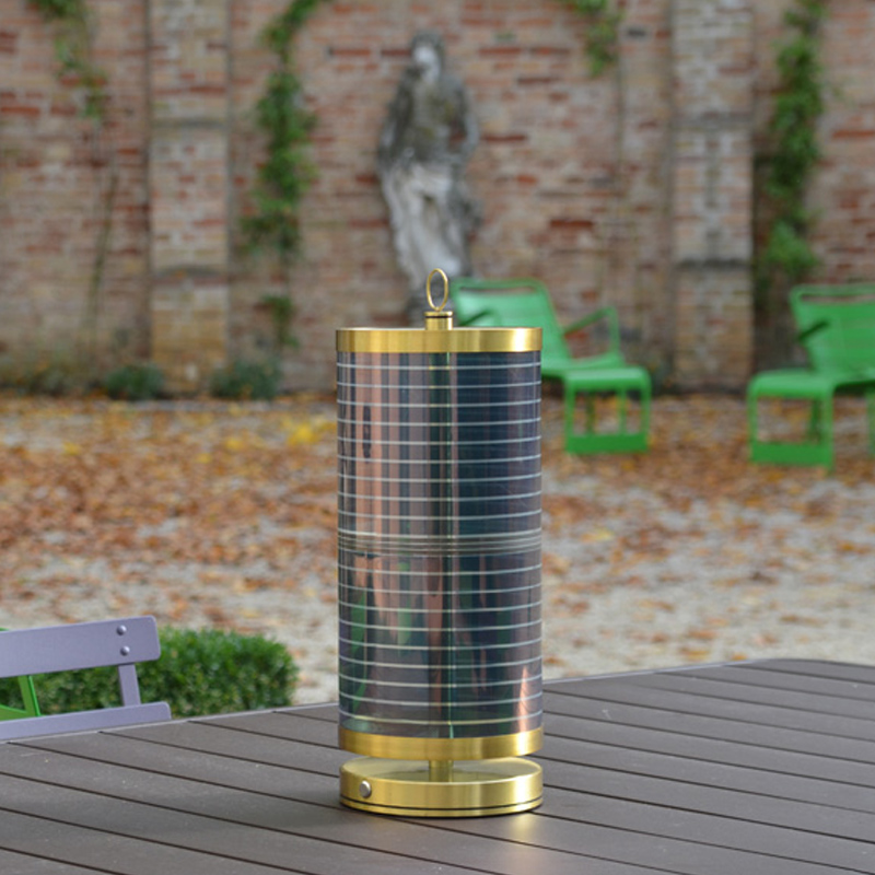 STOOL +SOL Tischleuchte hoch, Messing