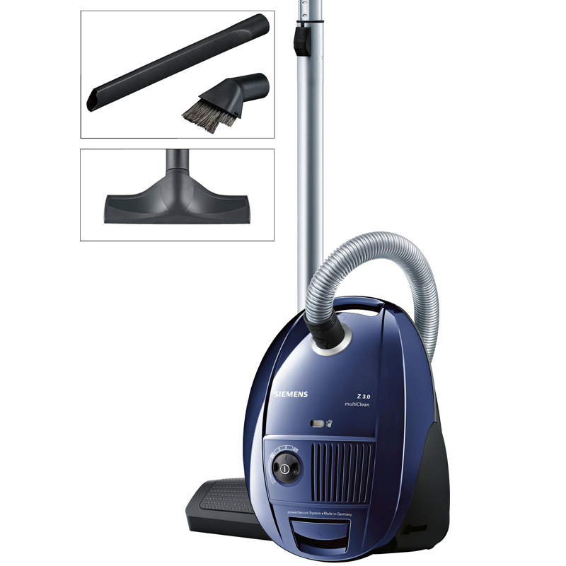 Siemens VSZ3MULTI Bodenstaubsauger blau