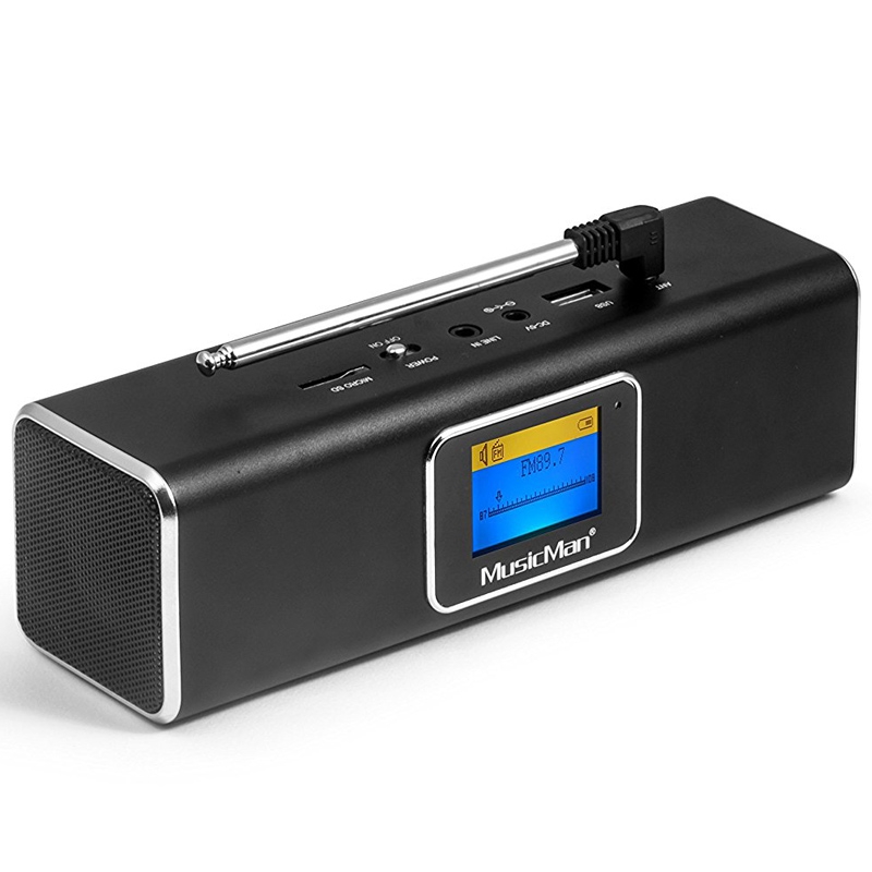MusicMan BT-X29 DAB Bluetooth Soundstation schwarz