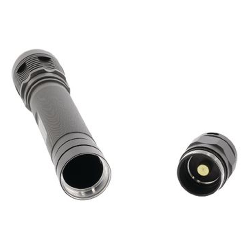 König LED-Taschenlampe 500 lm Schwarz