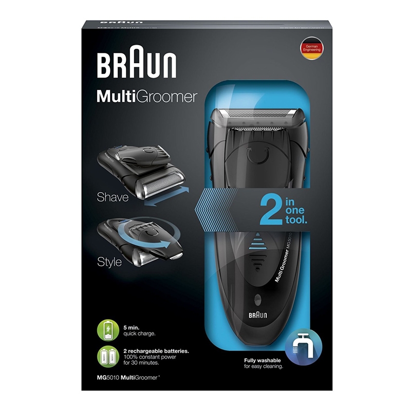 Braun Multigroomer MG5010 Bartschneider und Rasierer