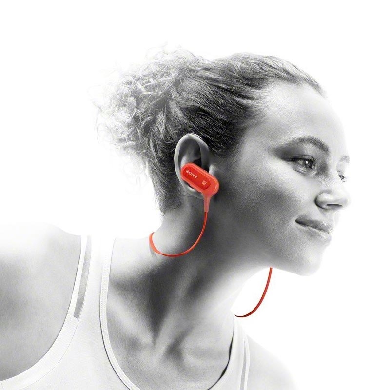 Sony MDR-XB50BSR kabelloser Sport-Kopfhörer rot