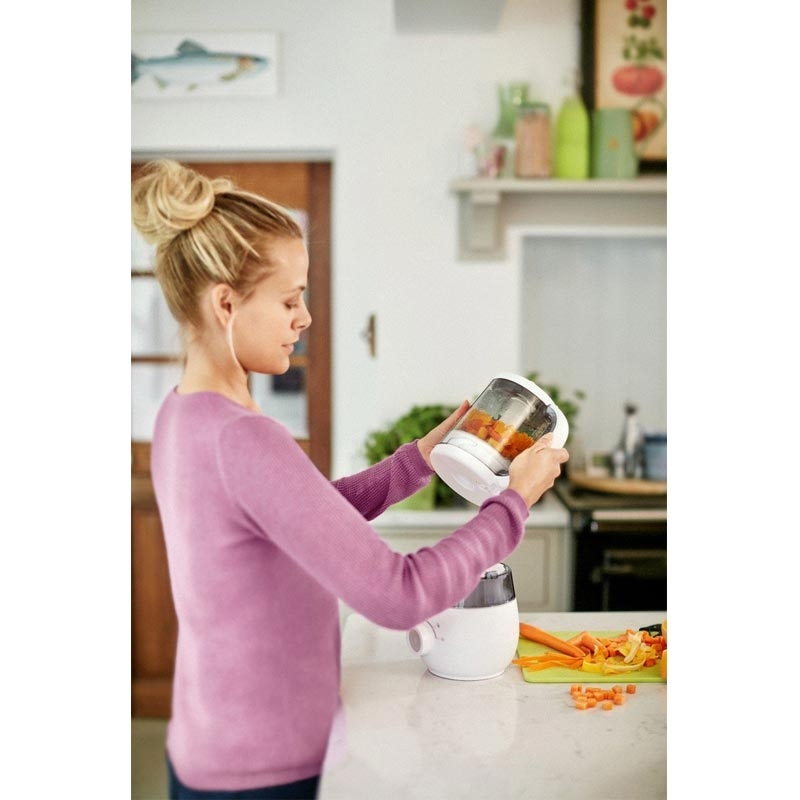 Philips Avent SCF875/02 4-in-1 Babynahrungszubereiter (Dampfgarer und Mixer)