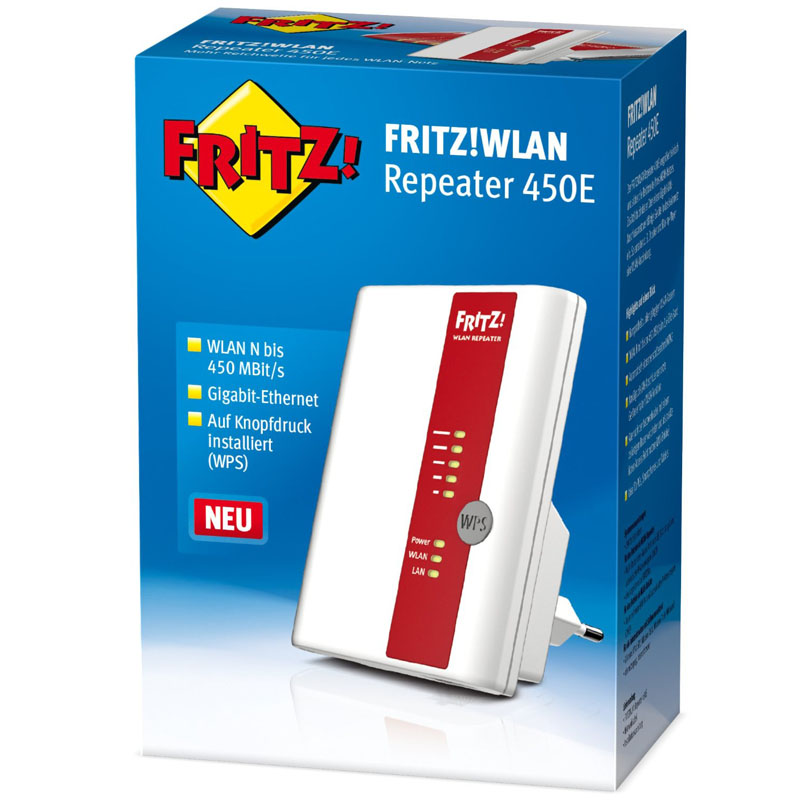 AVM FRITZ!WLAN Repeater 450E - 450 MBit/s
