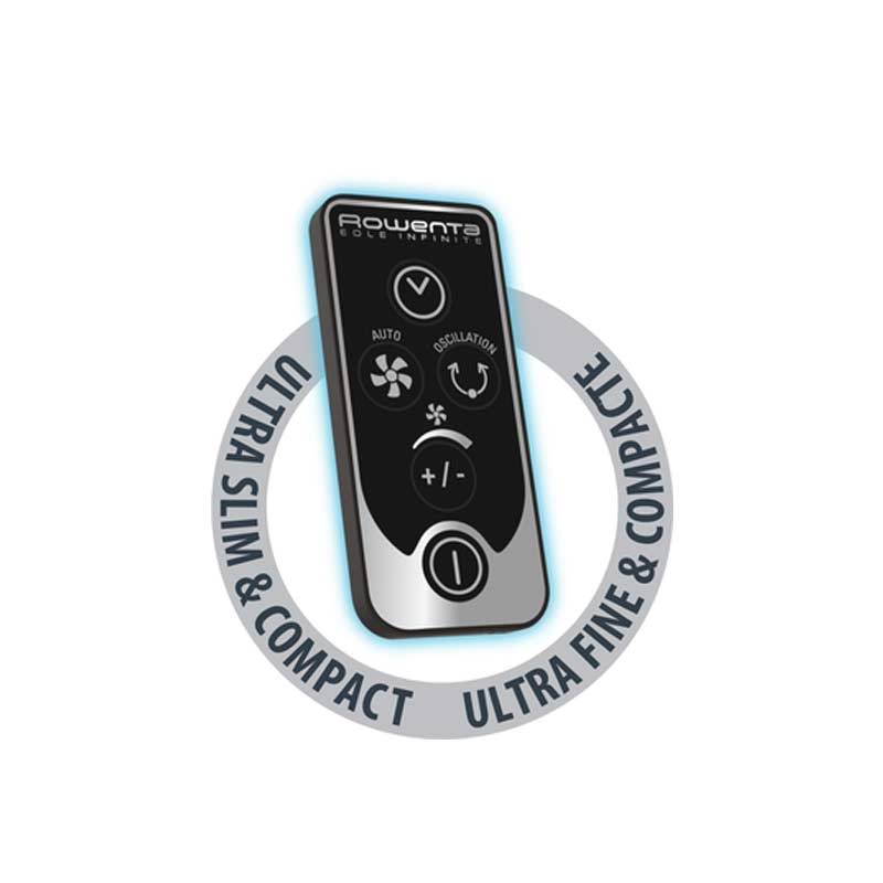 Rowenta VU6670 Eole Infinite Turmventilator mit Fernbedienung