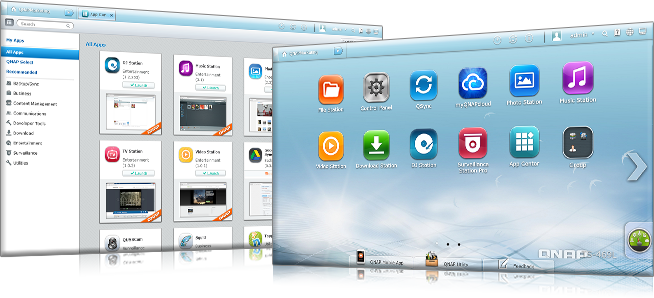 QNAP HS-210 NAS-Gehaeuse Gigabit 2-Bay