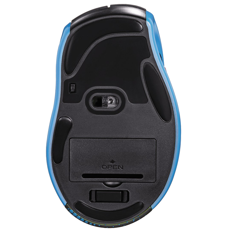 Hama Optische Funkmaus Knallbunt 2.0 Blau