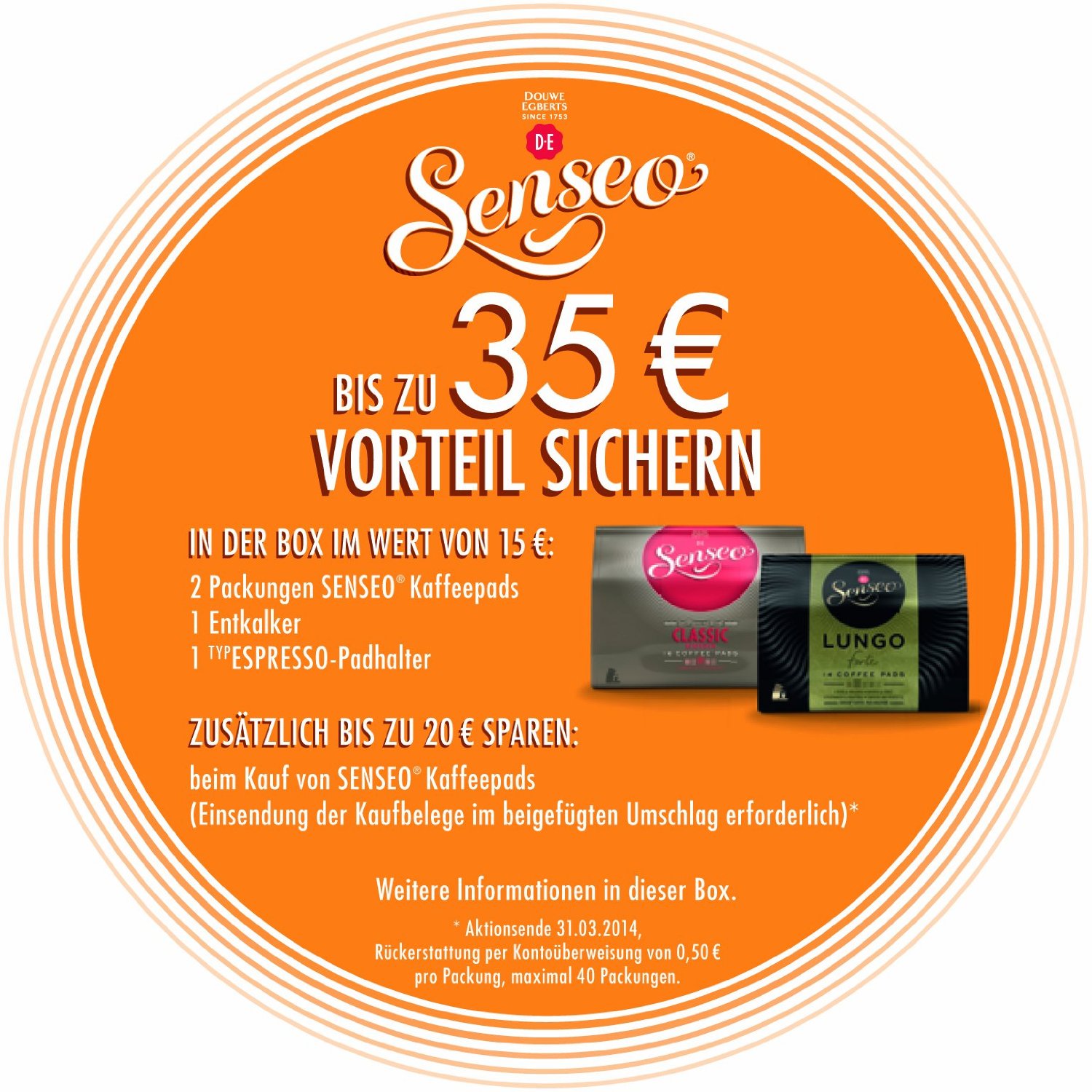 Philips HD7825/60OP1 Senseo Kaffee-Pad-Automat schwarz